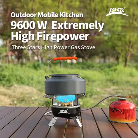 BRS 203 Estufa de siete estrellas para exteriores Estufa de tres estrellas Estufa de gas plegable po