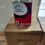 Toyota WS ATF Fluid (4 liter) For Toyota Vios , Altis , Camry , Estima , Alphard , Vellfire , Hilux 