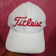 Bismillah, dijual topi golf Titleist red original