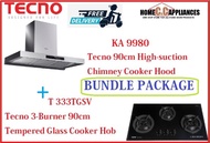 TECNO HOOD AND HOB FOR BUNDLE PACKAGE ( KA 9980 &amp; T 333TGSV ) / FREE EXPRESS DELIVERY