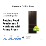 Panasonic Premium Made in Japan MIJ 6-Door Refrigerator NR-F603GT-TS