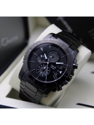 JAM ALEXANDRE CHRISTIE COWOK AC6141 JAM COWOK TALI JAM STAINLESS MEWAH