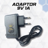 9V 1A Power Supply - 9W Adapter with 5.5x2.1mm Universal Plug