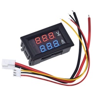 10A 0-100VDC volt ampere meter measures DC voltage and current