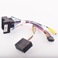Car Radio Stereo Wiring Harness Cable Adapter Android 16pin For Citroen C4 C5 DS6 For Peugeot 3008 2