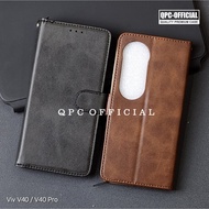 Vivo V40 Vivo V40 Pro Case Leather Case Flip Leather case premium Flip Wallet Case Leather Vivo V40 