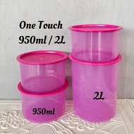 Tupperware One Touch Topper / Canister - 2L / Pink Purple
