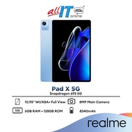 Realme Pad X 5G Tab Tablet (6GB + 128GB/10.95" WUXGA/Snapdragon 6nm 5G Processor/8340mAh Mega Battery)