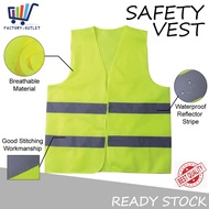 Reflective Safety Vest With High Visibility Safety Clothing Jaket Keselamatan Lelaki Perempuan
