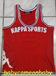 嬰幼用品 Kappa 童裝 背心 運動 紅色 SIZE M