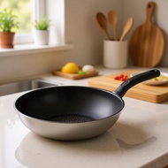 [bilibin] Stainless Wok (induction compatible), 28cm, 1pc / Korean Wok 28cm / Induction Compatible b