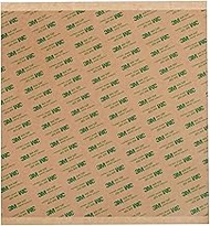 3M 468MP Adhesive Transfer Tape, 12" squares (pack of 6)