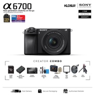 [READY STOCK] Sony a6700 Mirrorless Camera Body & 16-50mm & 18-135mm Kit | Sony MY Warranty