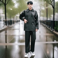 Imuto Rain Coat For Motorcycle Waterproof Motorbike Rain Suit Reflective Raincoat