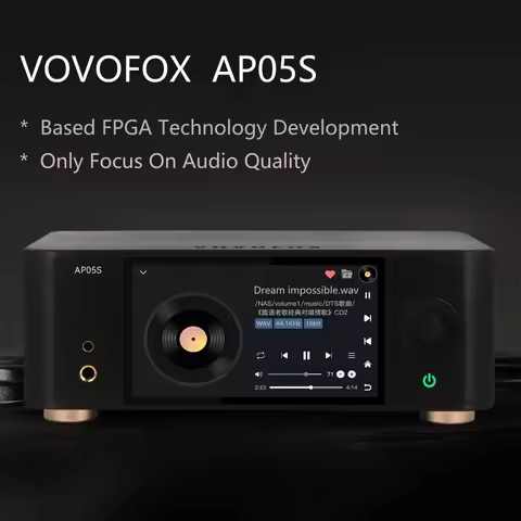VOVOFOX-HiFi Lossless Music Player based FPGA Audio System,Support HDD/ NAS /Roon