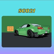 Geto card skin atm sticker emoney SPORT CARS SCO21-SCO28