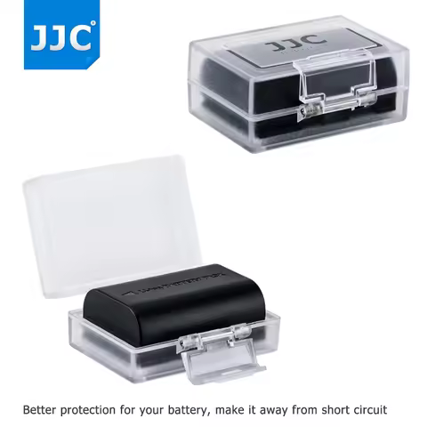 JJC Camera Battery Case for Canon LP-E6 LP-E8 LP-E5 LP-E12 LP-E17 Nikon EN-EL15 EN-EL14 EN-EL3E Sony