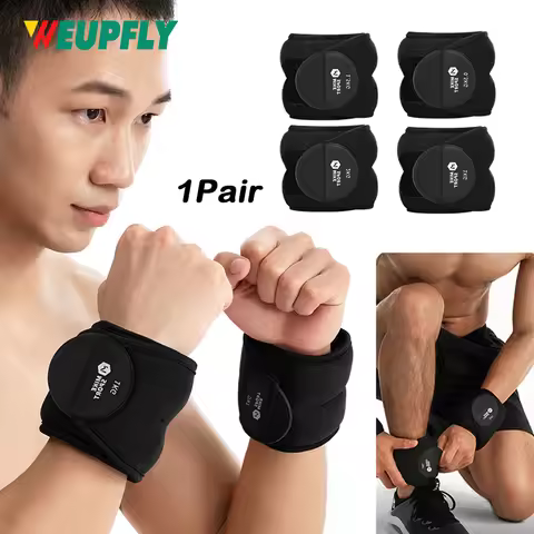 1Pair Ankle Weights Sets for Men Women 1kg 2kg 3kg 4kg Leg Weights Arm Wrist Weights Gym for Foot Ex