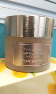 最後清貨 Laline 死海 24k 黃金面膜  deadsea minerals 24k gold mask 50g $149