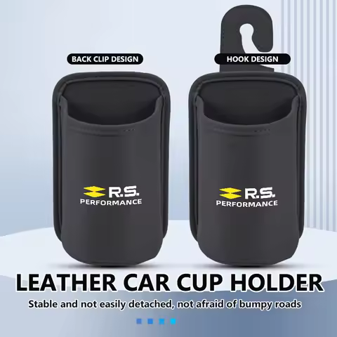 Car Rear Seat Drink Holder Mobile Phone Stand Water Cup Hook For Renault Clio Kadjar Espace Symbol D