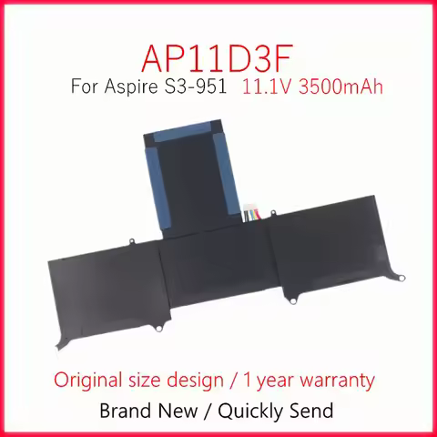 AP11D3F AP11D4F Laptop Battery For Acer Aspire S3 Series S3-951 S3-951-6464 MS2346 3ICP5/65/88 3ICP5