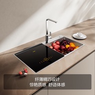 [Upgrade quality]Fang Tai（FOTILE）Sink Dishwasher Household High-Energy Bubble Wash Do Not Bend over When Washing Dishes WiFiIntelligent Control Ultra-Thin Door Panel Sink Integrated EmbeddedJPSD2T-02-C4JL.i