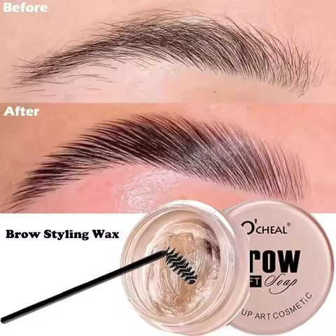1pc Waterproof 3d Eyebrow Styling Cream Quick-drying Makeup Eyebrow Sculpt Soap Natural Wild Brow Po