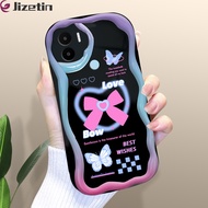 เคส Jizetin สำหรับ A2 Redmi + เคสเนื้อครีมการ์ตูนรูปผีเสื้อขอบลอนเคสโทรศัพท์เคสซิลิโคนแบบนิ่ม