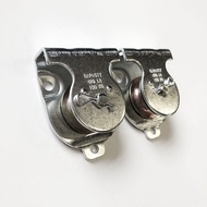 2PCS Fixed Directional Single Wheel Roller Swivel Lifting Rope Pulley Block Outdoor Sports Hoisting 