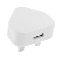 ⚛UK Plug 3 Pin USB Plug Adapter Charger Power Plug For Phones Tablet Chargeable