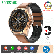 2024 New For Huawei Xiaomi Men Smartwatch Bluetooth Call 1.43" AMOLED HD Screen IP67 Waterproof 390M
