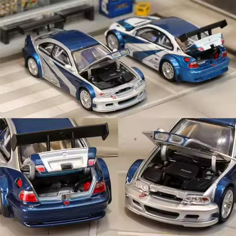 (Pre-Order) Ghost Player 1:64 E46 M3 Need for Speed Diecast Collector's Vehicle Model Car