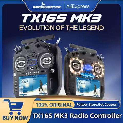RadioMaster TX16S MK3 Radio Controller (ELRS / M2) 2.4GHz 900MHz AG02 CNC Hall Gimbal EdgeTX Express