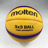 (ของแท้ 100%) บาสเกตบอล ลูกบาส Molten รุ่น B33T5000 Streetball Molten 3x3 มี มอก. ลูก World Cup 3x3