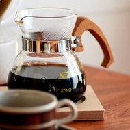 咖啡壺日本Kono名門櫻花木柄手沖咖啡分享壺套裝 2人份含濾杯濾紙勺防裂