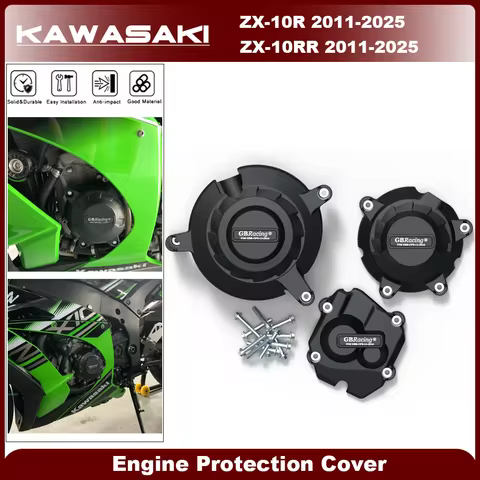For KAWASAKI ZX10R ZX10RR 2011-2025 GBRacing Motorcycle Engine Protect Cover ZX-10R ZX-10RR Clutch P