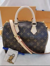 LV speedy25鎖頭正品98新full set齊平出