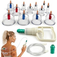 DEFUNX Cupping Set,6 Cups Cupping Kit for Massage Therapy, Chinese Cupping Therapy Set with Pump, Ma