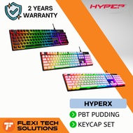 Flexi Tech HYPERX PBT Pudding Keycaps-US - Black / White / Pink