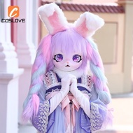 New Style Kig Furry Head Suit For Furry Animal Cute Cosplay Headgear Adult Outfits Accesories Cute F