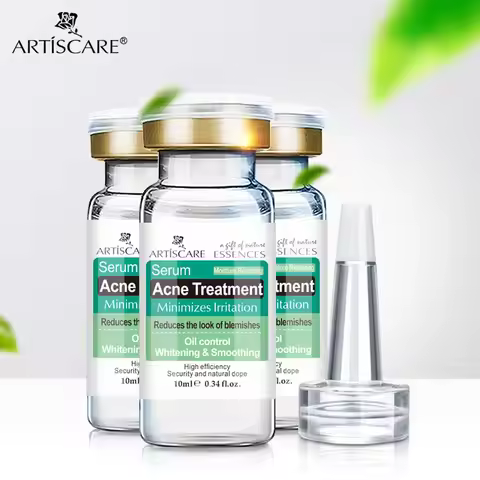 ARTISCARE Face Acne Serum Remover Acne Facial Cream Moisturizing Aging Wrinkle Acnes Serum 3Pcs