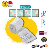 OXYMECX Medical Crepe Bandage Elastic Compression Wrap (2 / 3 / 4 / 6 Inch) [1 Roll]  - Hospital Gra