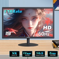 FYHXele pc monitor 19 Inch/22inch computer monitor 60Hz/100Hz 1080P Full HD LCD Display Screen Offic