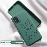 Softcase For Samsung Galaxy A01 A11 A21S A31 A51 A71 A90 5G Ghibli Miyazaki Hayao Original Liquid Soft Silicone Handphone Case Casing Tonari no Totoro Shockproof Full Cover