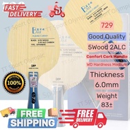 Friendship 729 Blue ALC Advance Blade 5Wood 2ALC Table Tennis Bat Racket 729蓝芳碳底板 Papan Kayu Racket 