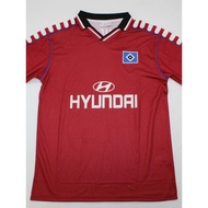 world cup jersey brazil jersey 00-01 musim Hamburg jersi bola sepak retro lengan pendek Bundesliga H