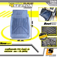 LEOMAX ถาด 4SEASON หน้า ฟ้าใส - ถาดปูพื้นรถยนต์ พลาสติก PVC ด้านหน้า รุ่น 4SEASON แพค 1 ชิ้น (สีฟ้าใส)
