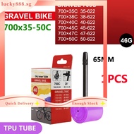 【LUCKY❤】Ultralight 700C gravel Bike Inner Tube TPU Road Bicycle Tire 700C 35-50C 46g