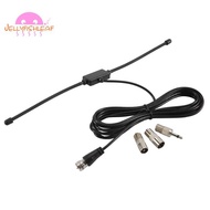 FM Radio Antenna FM F-Head Sheep Horn Antenna for Car FM TV Radio Station 75 Ohms F Female to TV3.5 
