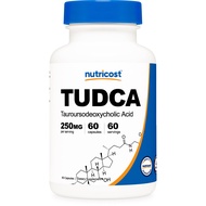 nutricost TUDCA牛磺熊去氧膽酸無麩質膠囊 250mg 60顆 1罐